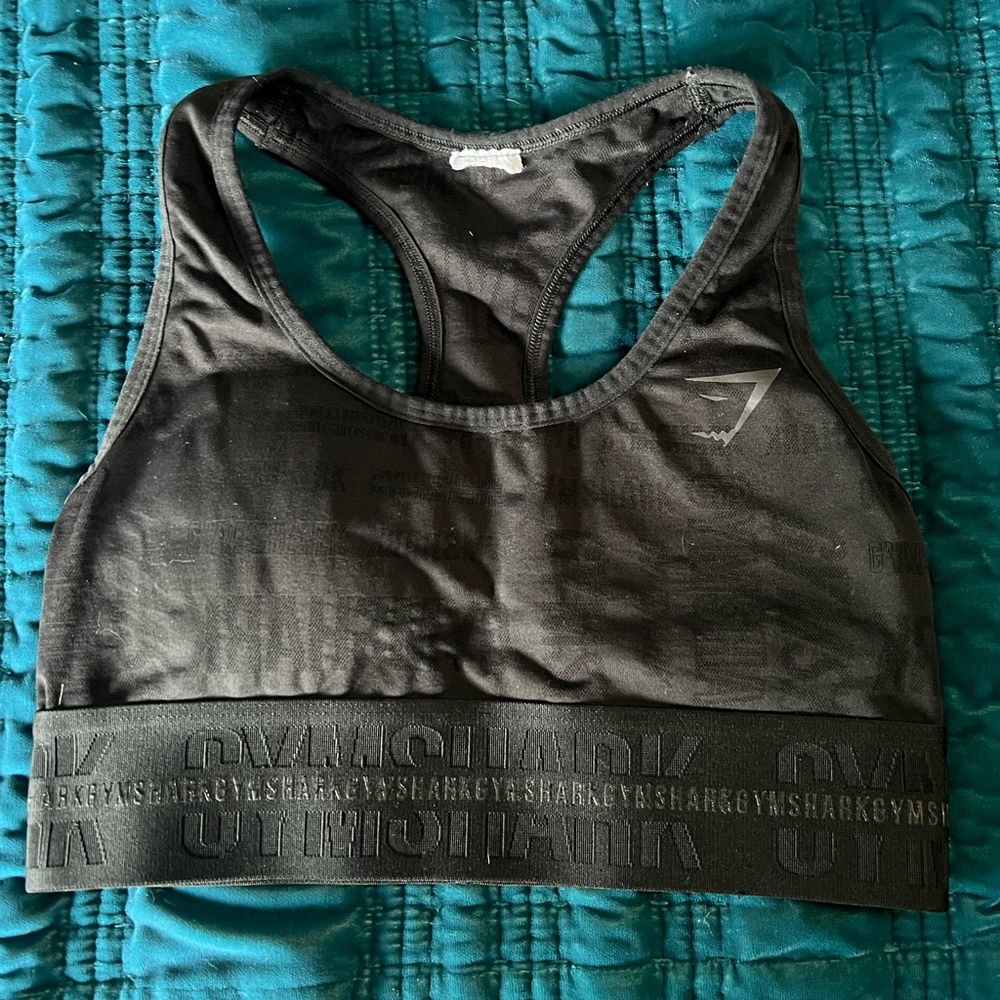 Gymshark Black Small-Impact Sports Bra